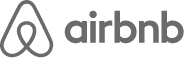 Airbnb gray logo